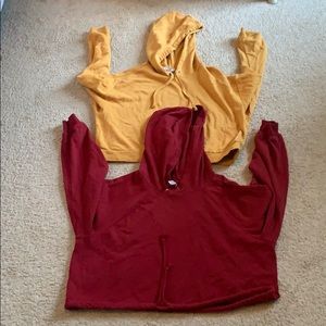 H&M cropped sweatshirt bundle